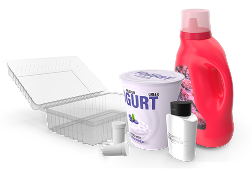 Plastic recycling materials